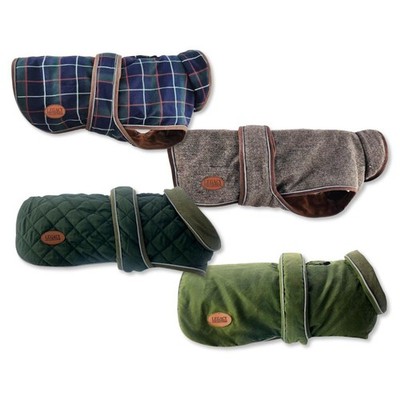 HugglePets Legacy Dog Coat Traditional Tartan Herringbone