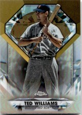 2022 Topps Chrome Update Diamond Greats Die-Cuts Ted Williams Boston Red Sox