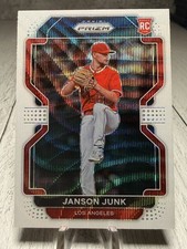 JANSON JUNK | 2022 Panini Prizm Tier II White Wave Prizm Rookie RC #139 Angels