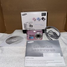 Pink Colored Samsung S860 8.1 MP Digital Camera With Some Accessories WORKS