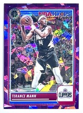 2023-24 Premium Stock Terance Mann Purple Ice Prizm Refractor SP #d 149/149 Rare