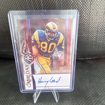 Panini 2023 Limited Gameday Aesthetics Autograph Henry Ellard Rams /25