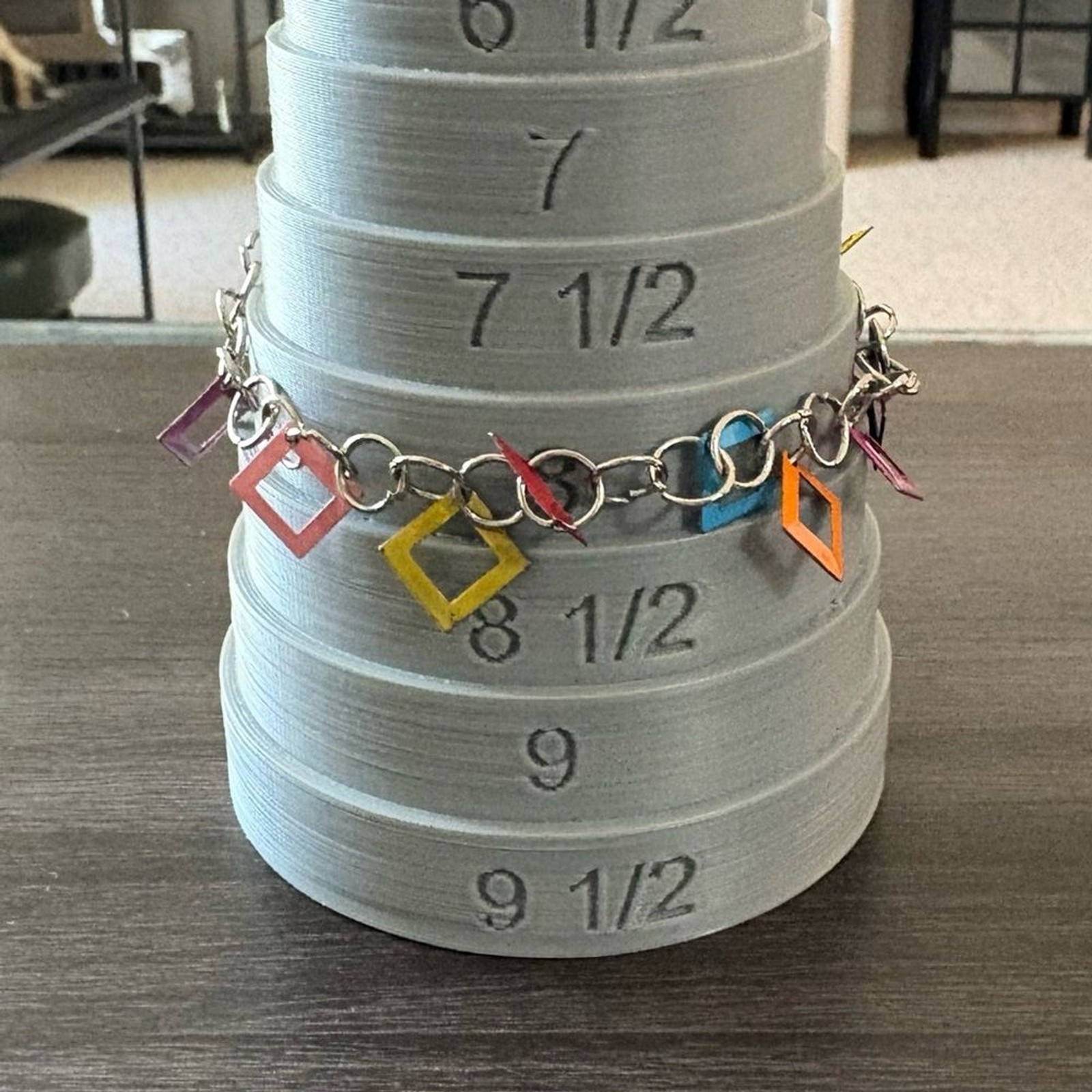 Multi Color Triangles Bracelet - image 4