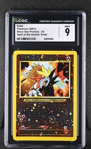 Entei graded CGC 9 for sale on eBay