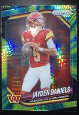 Jayden Daniels 2025 Panini Prizm Hyper Prizm #278, /200 Washington Commanders
