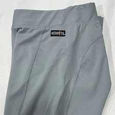 Kerrits Leggings Women Gray Black Riding Breeches Equestrian Logo Size Small