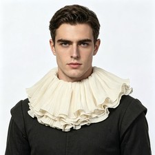 Renaissance Ruff Collar Clown Collar Victorian Collar Halloween Ruffle Collars