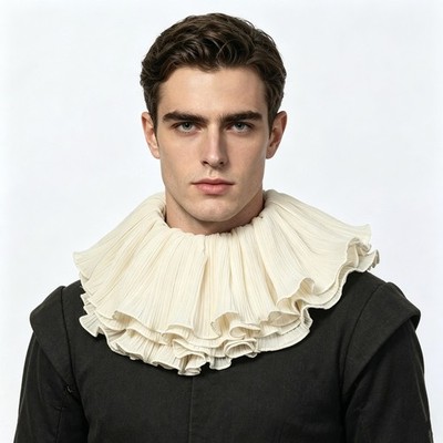 Renaissance Ruff Collar Clown Collar Victorian Collar Halloween Ruffle Collars