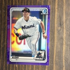2020 Bowman Chrome J.J. Bleday Purple Refractor #BCP-116 serial 60/250