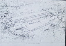 The Agora At Assos Restored (Asos Greece?), Magic Lantern Glass Slide