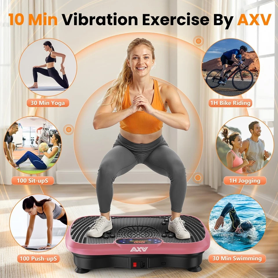 Whole Body Vibration Plate Machine - Compact, Remote Control Fitness Solution - Image 4 of 4