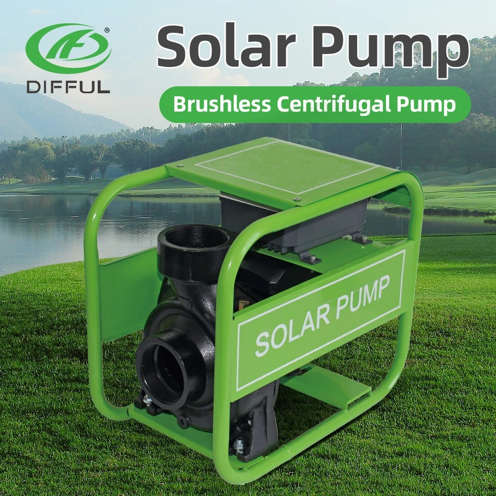 AU STOCK DIFFUL 1500W Solar Pool Pump 110V Hybrid AC DC High Flow Circulation