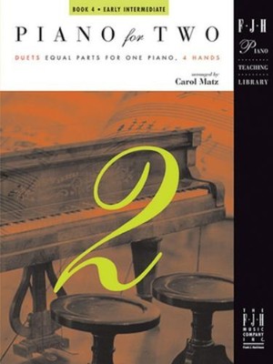 Piano for Two, Book 4 Paperback Joplin, Bizet, Carol Matz Schuber