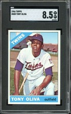 1966 Topps #450 Tony Oliva Twins HOF SGC 8.5 NM-MT+