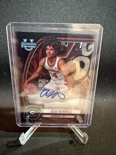 24-25 Bowman U Chrome - Chrome Prospect Auto Asa Newell #8 Black Wave Refractor 