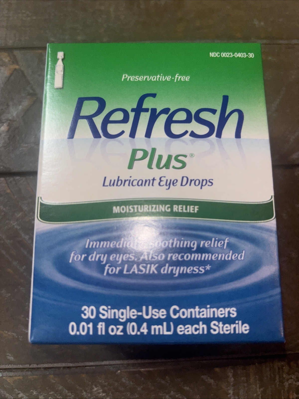 30 Count Preservative Free Instant Relief
