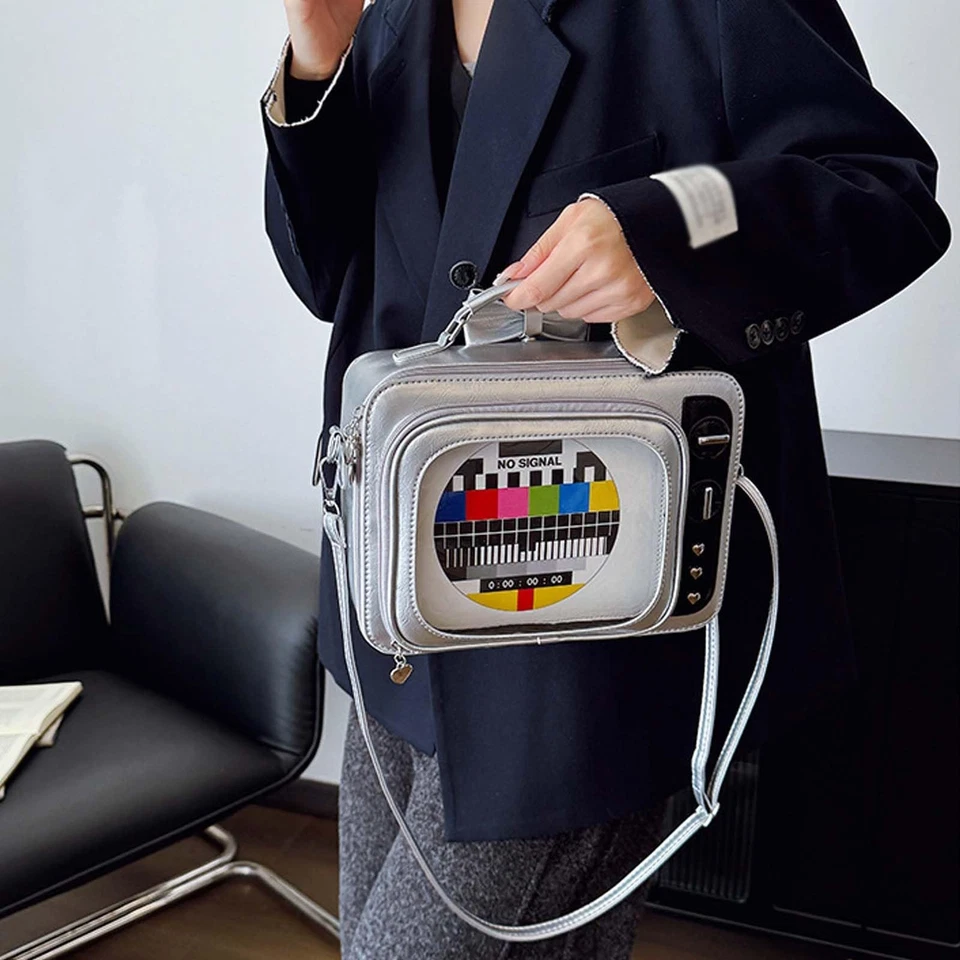 Bolso Bandolera Itabag Retro Televisión Transparente Ventanas Pantalla Anime Ba... Foto 4 de 4