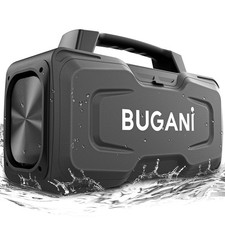 BUGANI Bluetooth Speaker, 80W Powerful Portable Wireless Speakers IPX7 Waterp...