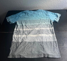 Herren T-Shirt M Normalgröße Blau Grau Wei�...