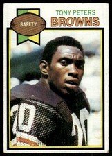 1979 Topps Tony Peters #506 Cleveland Browns