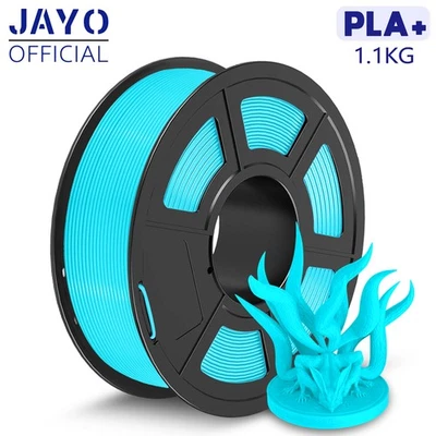 Impresora 3D JAYO 1,1KG Cian PLA+ Filamento 1,75mm PLA Plus Alta Precisión ±0,02