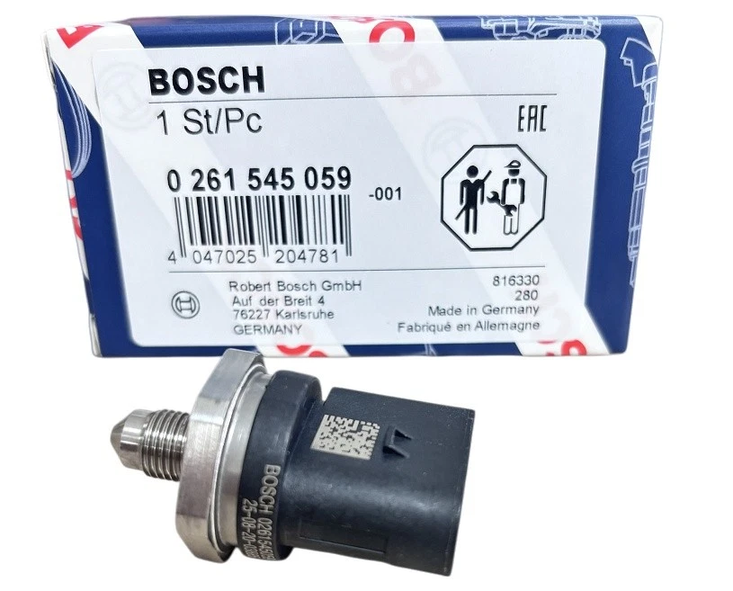0261545059 Sensor de presión de combustible para BOSCH Audi A4 A5 A6 A8 Q5 Q7 RS4 R8 S5 Foto 2 de 4