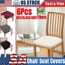 Dining Seat Chair Covers Short Slip Cover Stretch Removable Banquet Party Decor