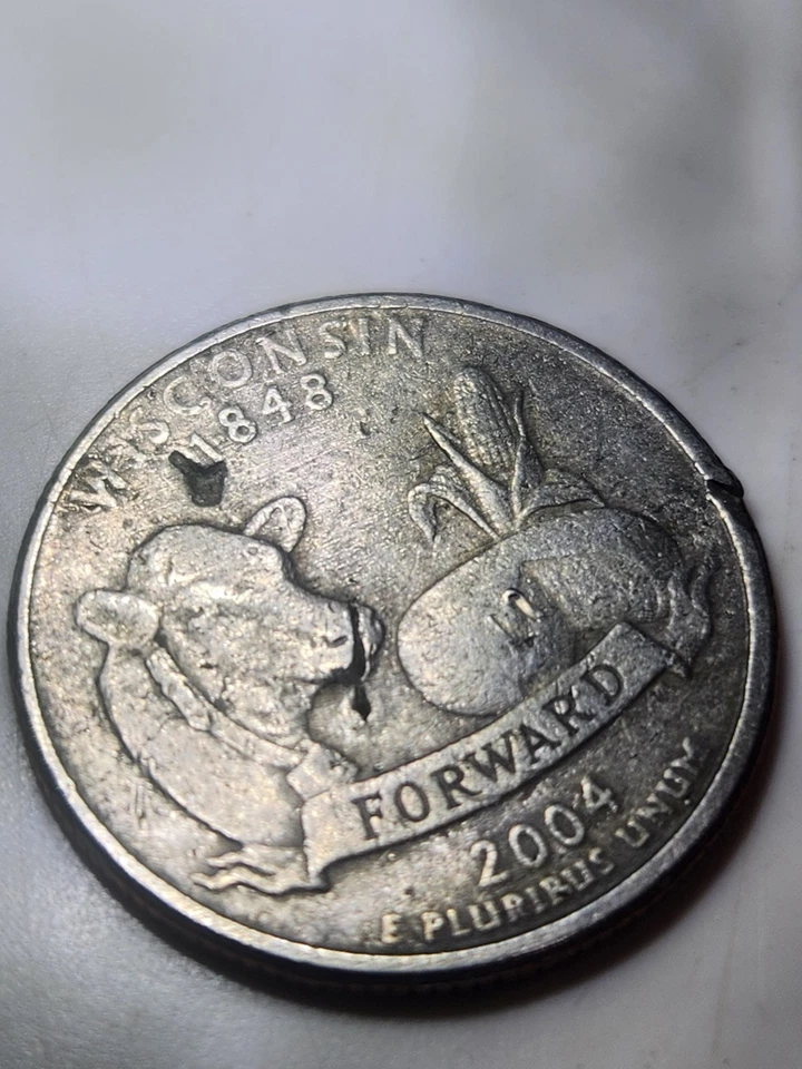 Wisconsin State Quarter 2004-D Extra Leaf - Image 2 of 4
