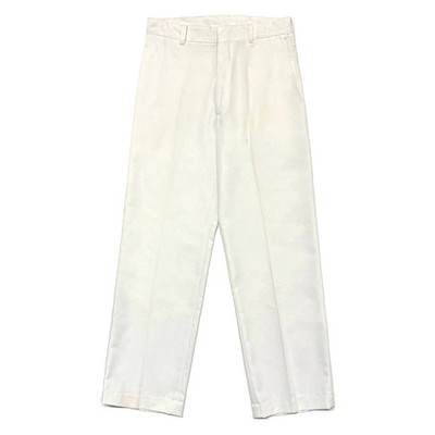 1990s Deadstock Dee Cee White Twill Work Pants   Made in USA   28x34 