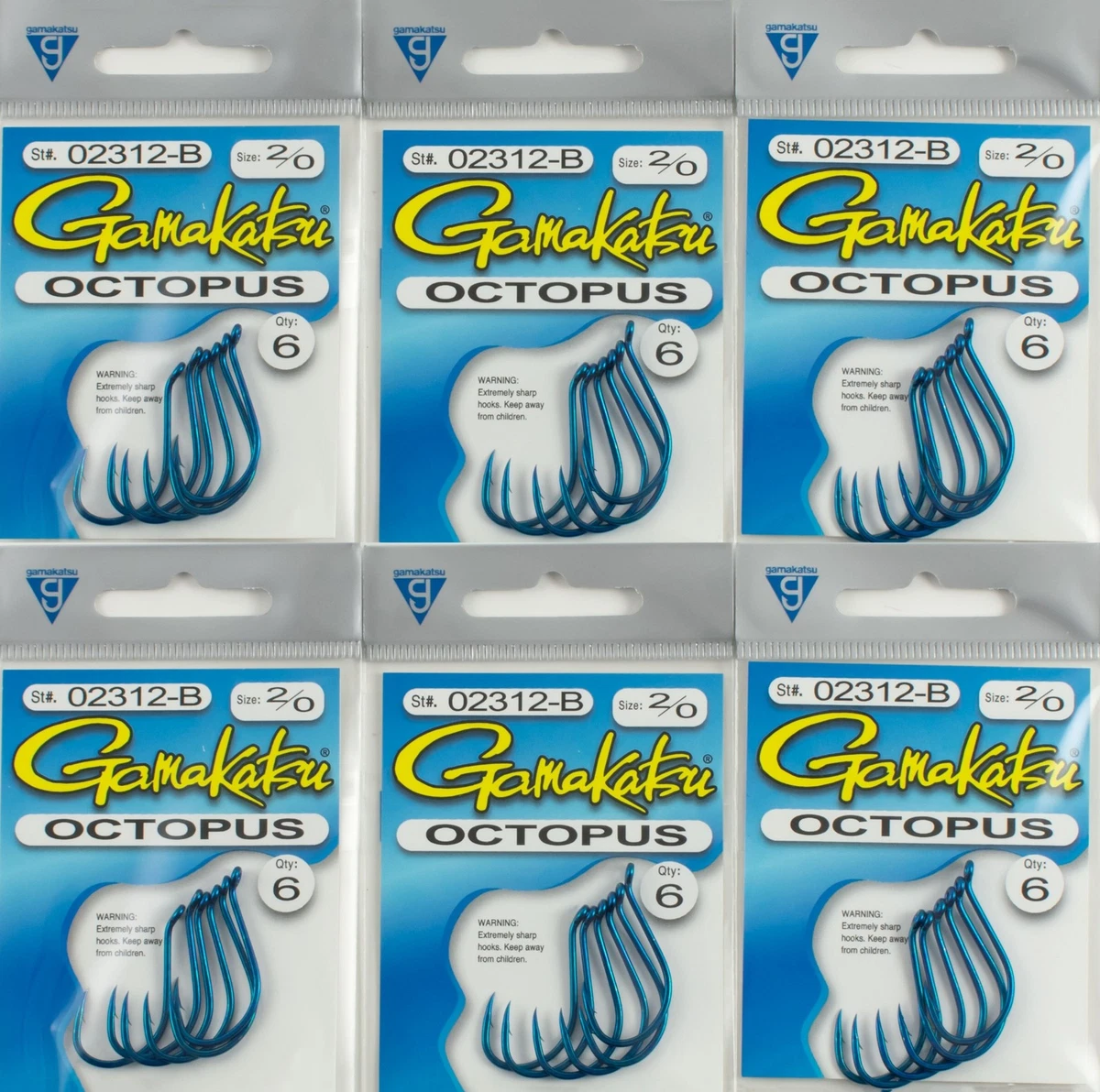Gamakatsu 68389 Single Hook - A1 Bottom Master, White No. 10 Fishing Hooks, 13 Pieces