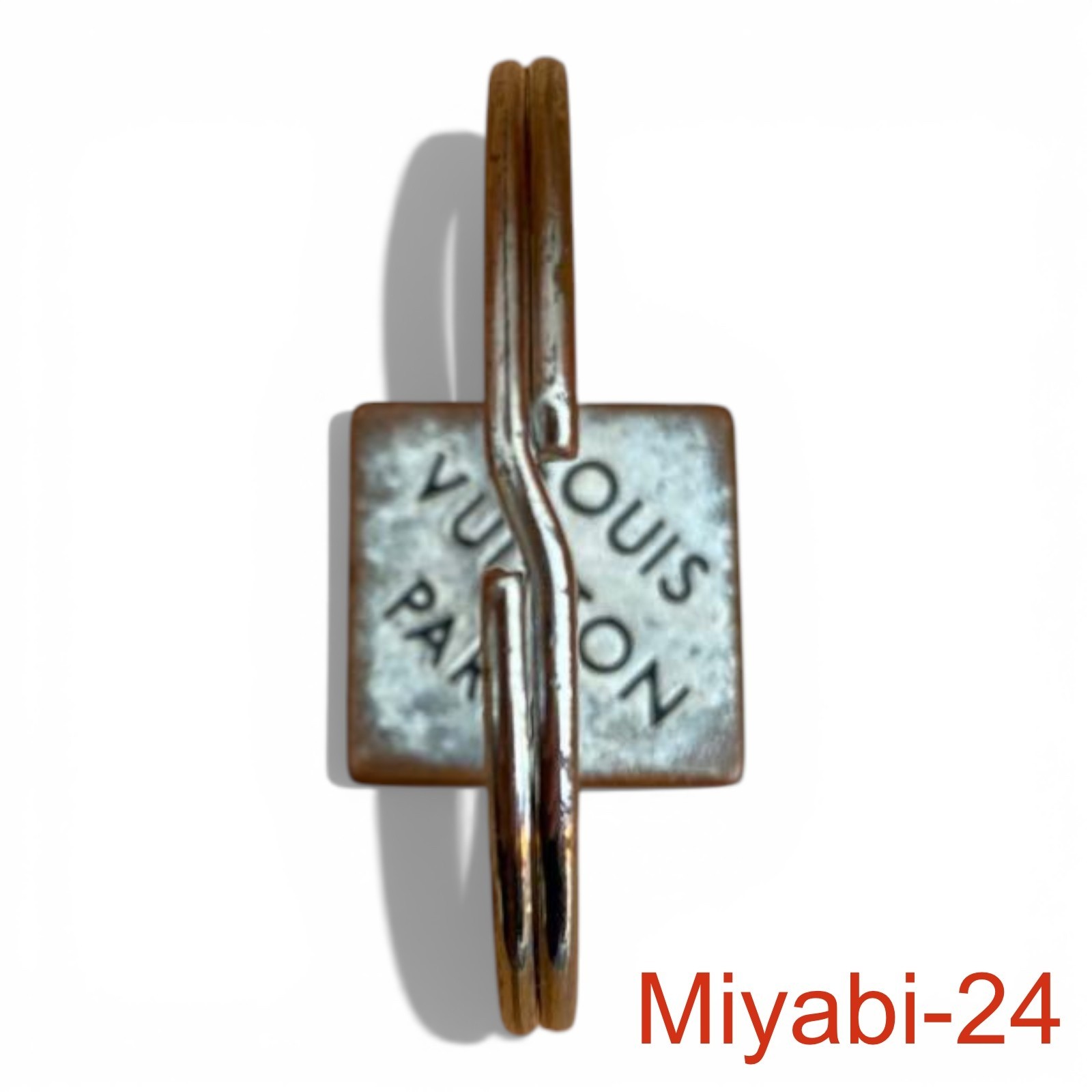 Louis Vuitton Bronze Keyring Used, Scratched, No Box thumbnail 4