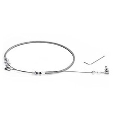 24" Hi-Tech Univeral Throttle Cable Braided Stainless Steel Throttle Cable Kit