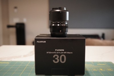 Fujifilm Fujinon XF 30mm F/2.8 R LM WR Macro Lens - Mint Condition!