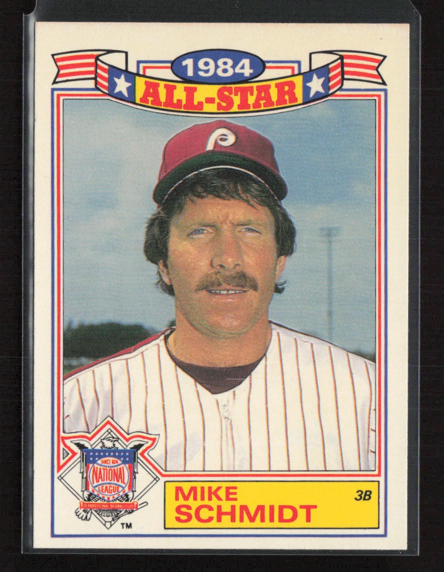 1985 Topps Glossy All-Stars #4 Mike Schmidt Philadelphia Phillies