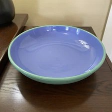 Lindt Stymeist Japan Colorways 14.25" Salad / Pasta / Serving Blue & Green Bowl