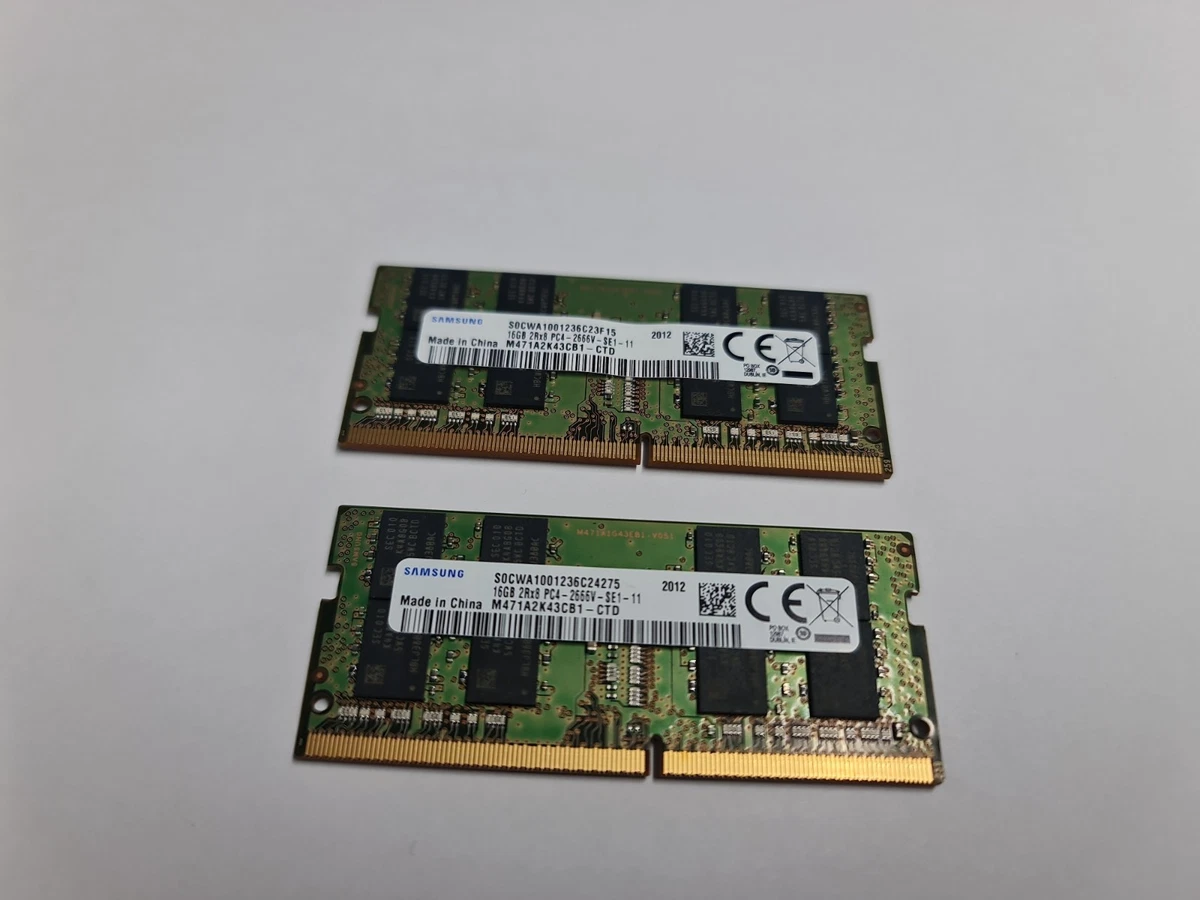 Samsung DDR4 SDRAM 32 GB Total Capacity Memory (RAM) for sale | eBay