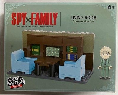 SPY x FAMILY Living Room, Construction Set, 98 Pieces (NEW, SHIPS FREE)