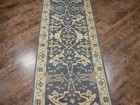 Turkish Oushak Rug, Modern Multicolored Handmade Bohemian Rug 2.7x9.6 Ft — photo 9