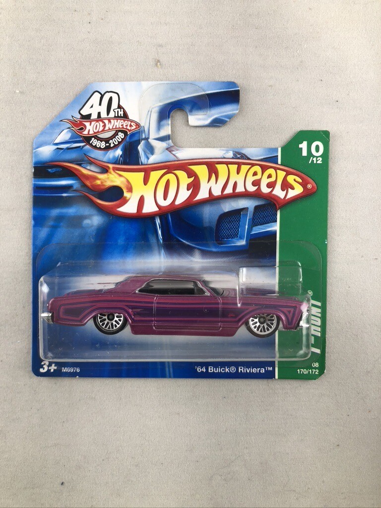 2008 Hot Wheels Treasure Hunt 10 '64 Buick Riviera Short Card | eBay