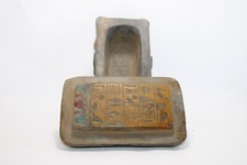 JEWELRY BOX ANCIENT EGYPTIAN Symbol Ankh Key of Life with scarab protection