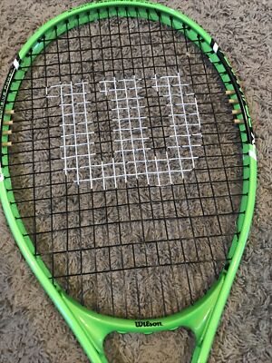 Wilson Advantage XL Stop Shock V-Matrix Green Tennis Racquet | eBay