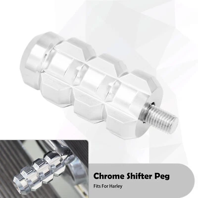 Chrome Cheville décalage d'orteil aluminium pour Harley Sportster Touring Dyna - Photo 1/4