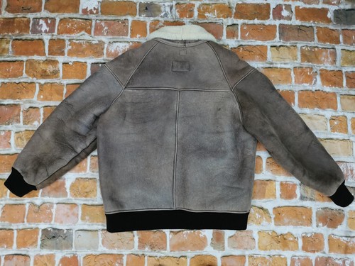*AVIATION USA B6 SHEARLING LAMMFELL VINTAGE LEDERJACKE*AIR FORCE*GR: XL*TIP TOP - Picture 9 of 9