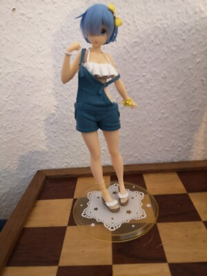 Re:Zero Rem Prize Figur Overall Latzhose (''precious'' von Taito) 
