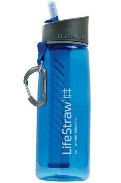 Verenigde Staten van Amerika Ambtenaren Twisted LifeStraw Go Water Filter Bottle with 2-Stage Integrated Filter Straw  (LSGOV2CR45) for sale online | eBay