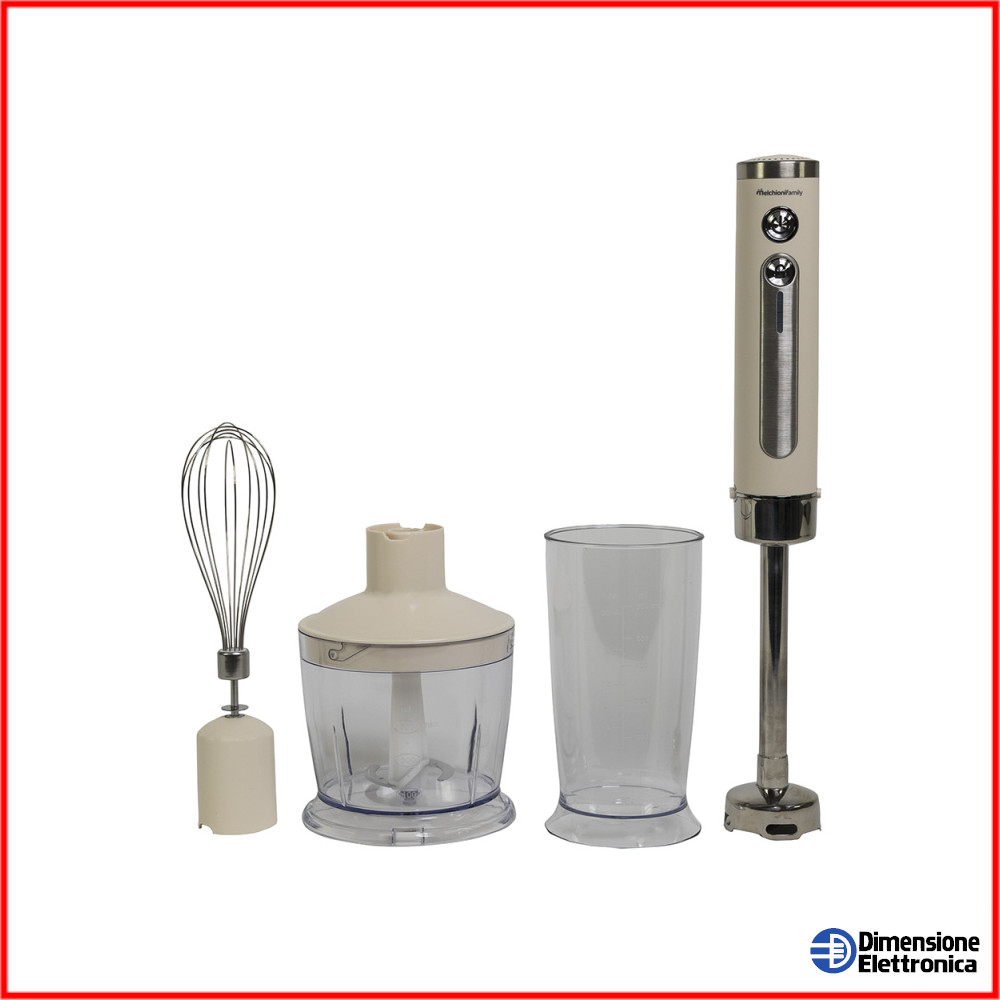Mixer Immersione Cordless Inox 150W - Professionale e Ricaricabile - 1