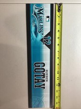 2012 Rueben Gotay Florida Marlins Game Used Baseball Locker Room Nameplate