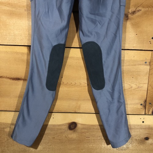 Irideon Breeches Riding Equestrian Pants Girls Youth Size XL Padded Stretch Gray - Picture 11 of 12