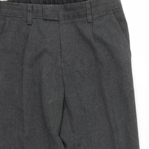 Marks & Spencer Boys Grey Polyester Blend Cropped Trousers Size 7-8 Years - Picture 11 of 12