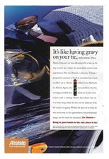 1996 Allstate Auto Insurance Shawn Dalcour Garry Mitchell Hillside Vintage Ad